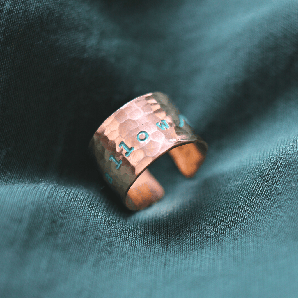 Allow 🌊 Small Cuff Ring [Adjustable Band]