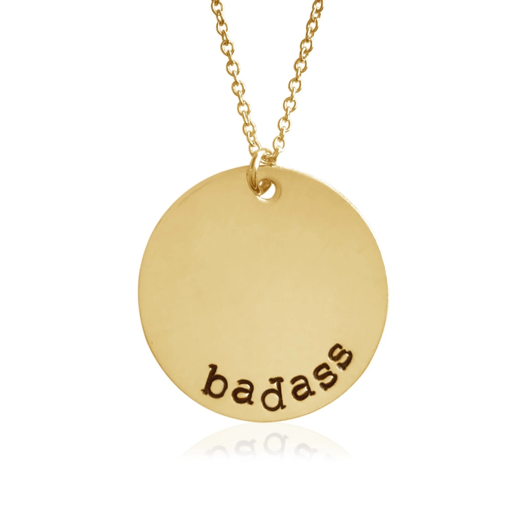 Badass Coin Necklace - BAD BAD Jewelry