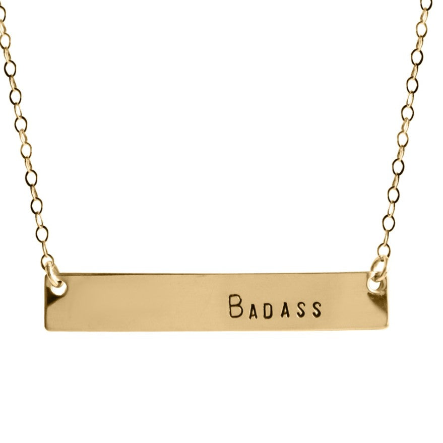 Badass Bar Necklace - BAD BAD Jewelry